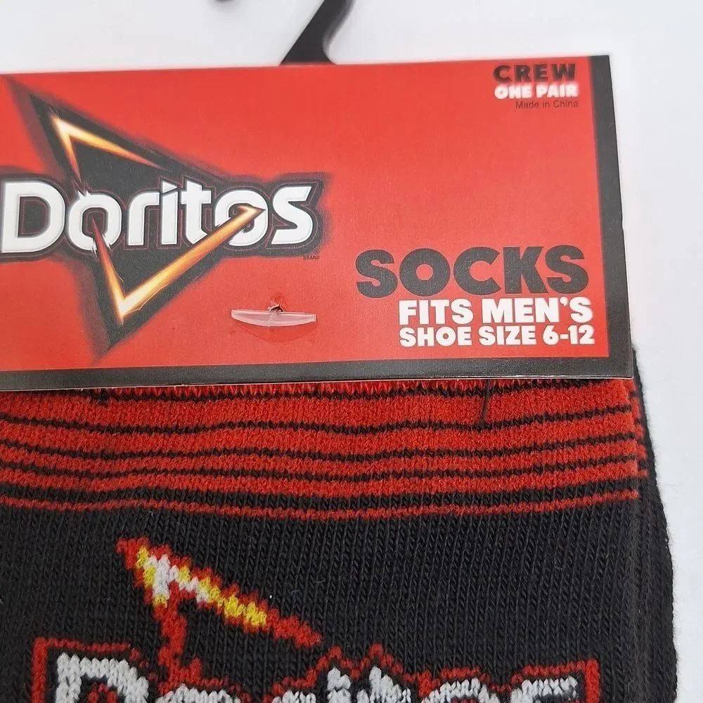 Doritos nacho cheese crew socks
